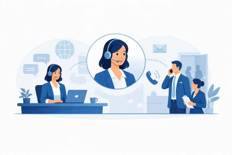 Hvordan fungerer en ekstern receptionist?