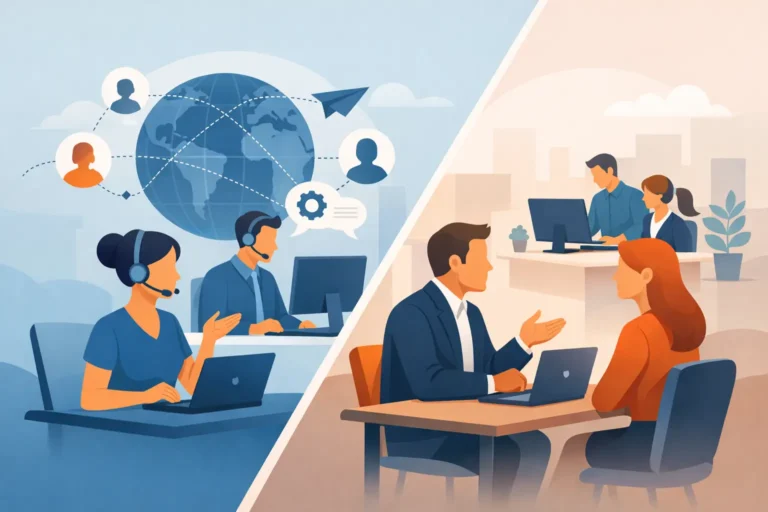 Outsourcet kundeservice vs ansættelse